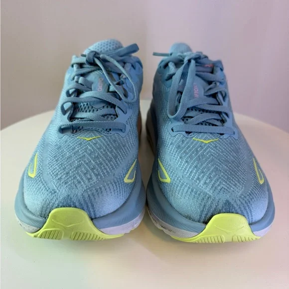 Hoka Sky Blue and Pink Running Shoes - Picture 2 of 10